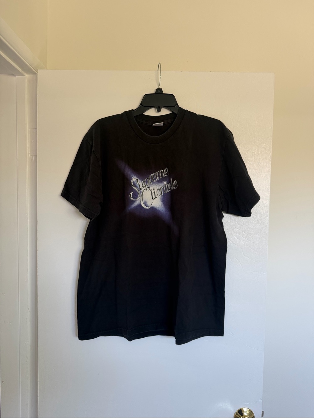 Supreme x Climatic Black Logo Graphic Tee